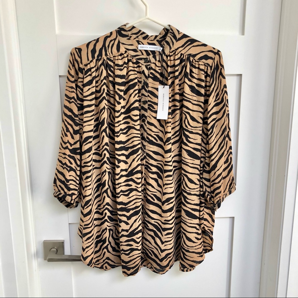 💠 Rebecca Minkoff Crepe Blouse